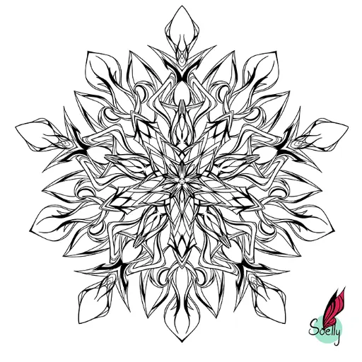 mandala étoile